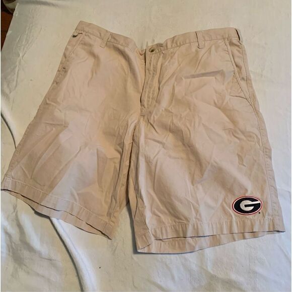 Columbia Khaki Shorts with Georgia Logo - Picture 8 of 8